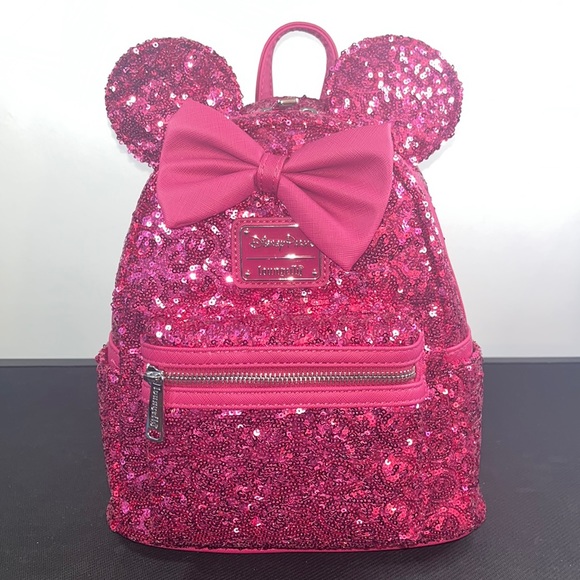 Disney Bags Disney Parks Limited Edition Magenta Loungefly Minnie Mouse Backpack Poshmark